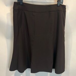 Armani Collezioni Wool Brown A Line Skirt SZ 46 US 10